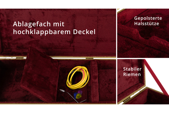 Shaman EGHCRT-1122TW Hardcase Guitare Électrique Tweed image 5