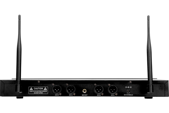 McGrey UHF-2V2I Quad Funkmikrofonset mit 2x Handmikrofon und 2x Lavaliermikrofon 50m  - Retoure (Zustand: gut) image 5