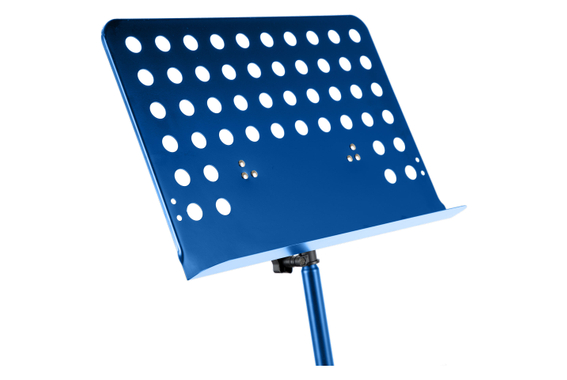 Classic Cantabile Orchesterpult Lochblech Heavy Blau 10x Set image 5