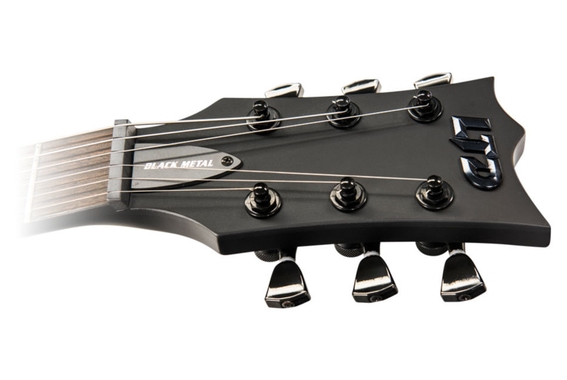ESP LTD EC-BLACK METAL BLKS Black Satin image 5