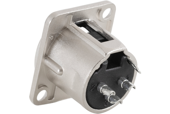 Pronomic XMD XLR Inbouwconnector Male 4x Set image 5