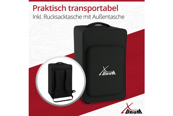 XDrum PERC CP-501 Pro Cajon Peruana Ash Set incl. Scuola di Cajon image 5