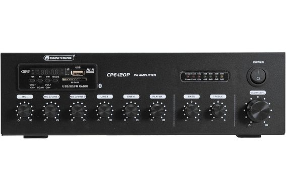 Omnitronic CPE-120P ELA-Mischverstärker image 5