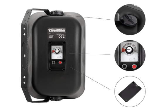 McGrey OLS-5251BK Outdoor-Lautsprecher 50 Watt Schwarz 10x Set image 5