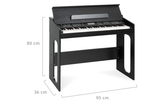FunKey DP-61 III Keyboard mit 61 Tasten im Digitalpiano-Design Schwarz  - Retoure (Verpackungsschaden) image 5
