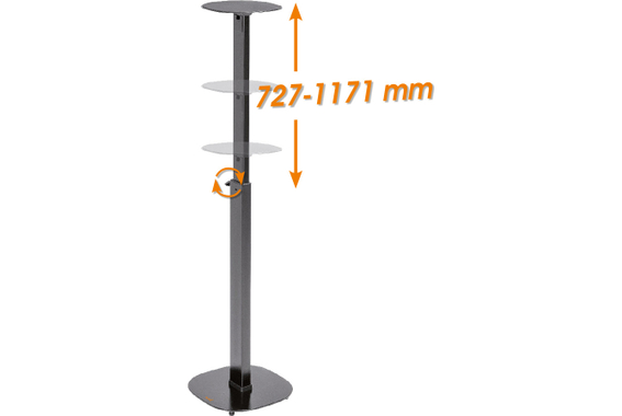 my wall HS 23 2 Standaards Voor Luidsprekers Zwart image 5