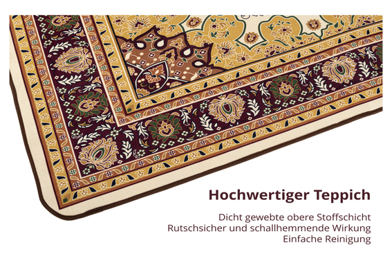 Stagecaptain DTO-1620 Drumteppich Oriental  - Retoure (Zustand: sehr gut) image 5