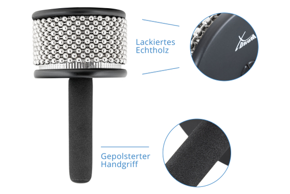 XDrum CB1-BK Cabasa Medium image 5