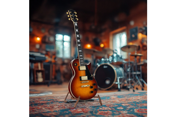 Rocktile Pro L-200OHB Chitarra Elettrica Orange Honey Burst Set con Accessori image 5