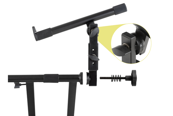 Classic Cantabile 2-fach Doppel-X-Keyboardständer  - Retoure (Zustand: gut) image 5