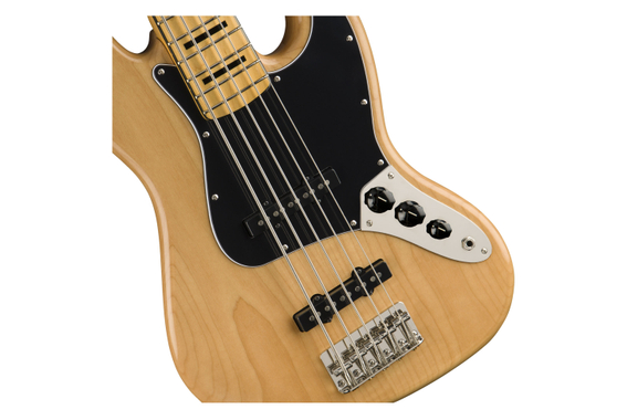 Squier Classic Vibe '70s Jazz Bass V MN Natural image 5