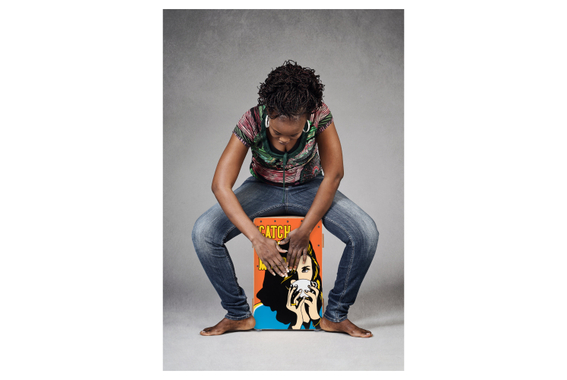 XDrum Design Series Cajon "Catch my mood" Set incl. borsa + scuola image 5