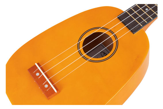 Classic Cantabile US-100P NAT Ukulele Soprano Pineapple Set incl. Scuola di Ukulele image 5