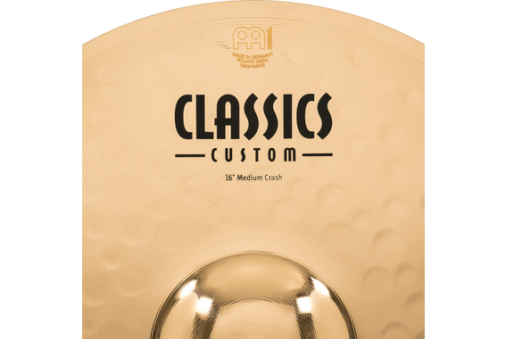 Meinl Classics Custom Brilliant 16\" Medium Crash image 5