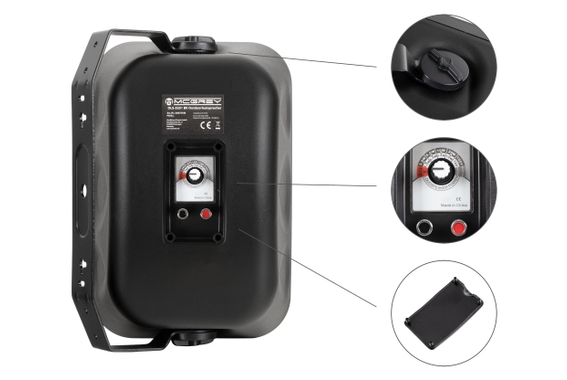 McGrey OLS-5251BK Outdoor-Lautsprecher 50 Watt Schwarz  - Retoure (Zustand: sehr gut) image 5