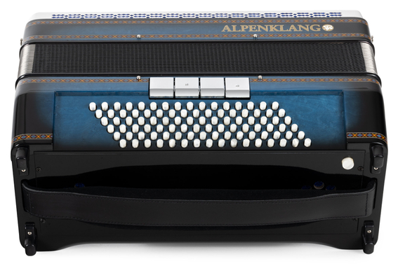 Alpenklang Pro acordeón IV 96 M Shadow Blue image 5