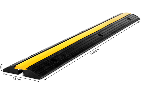 Pronomic Protector 1-100 Kabelbrücke 1-Kammer 4x Set image 5