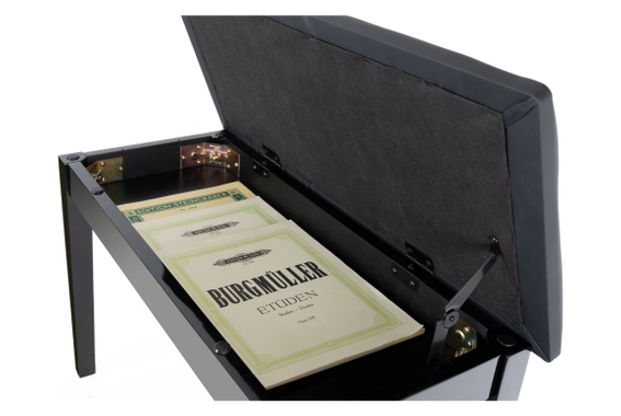 Classic Cantabile Pianobank Modell S+ Schwarz Hochglanz image 5
