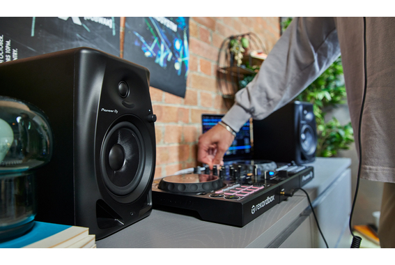 Pioneer DJ DM-50D Schwarz Paar  - Retoure (Zustand: sehr gut) image 5