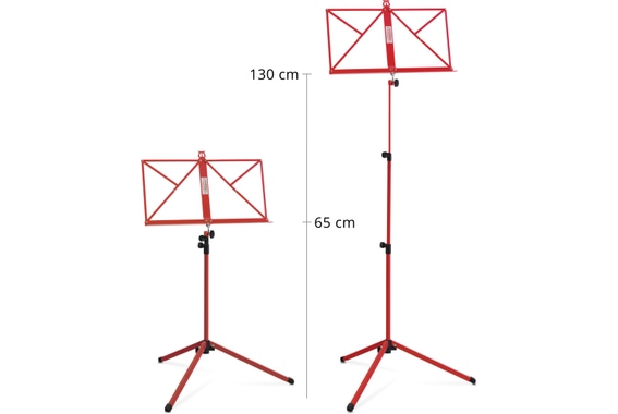 Classic Cantabile 100 Pupitre Medium Rouge Lot de 3 image 5