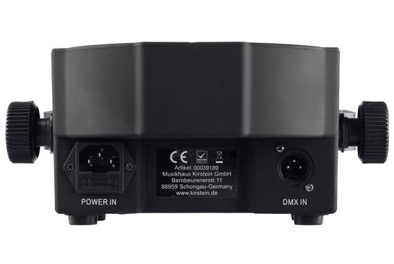 Showlite FLP-144W Scheinwerfer 4 x Set incl. Showlite Master Pro USB, Statief & Kabel image 5