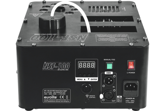 Eurolite NSF-100 LED DMX Hybrid Spray Fogger  - 1A Showroom Modell (Zustand: wie neu, in OVP) image 5