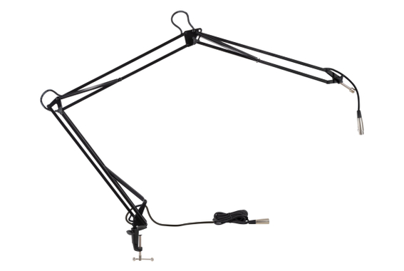 Pack Radioshow Pronomic CM-100BG avec Pare-vent Doré & Bras Micro image 5