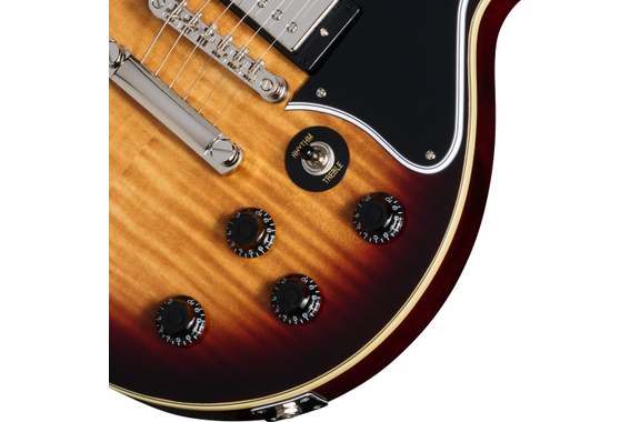 Epiphone Les Paul Special Double Cut Figured Bourbon Burst image 5