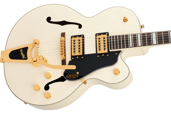 Gretsch G2420TG Streamliner Hollow Body con Bigsby LTD Streamliner Collection Vintage White image 5