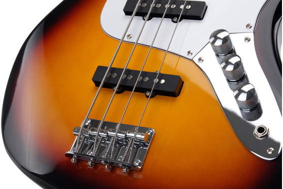 Rocktile Fatboy II SB Bajo Eléctrico Sunburst Set incl. Escuela image 5