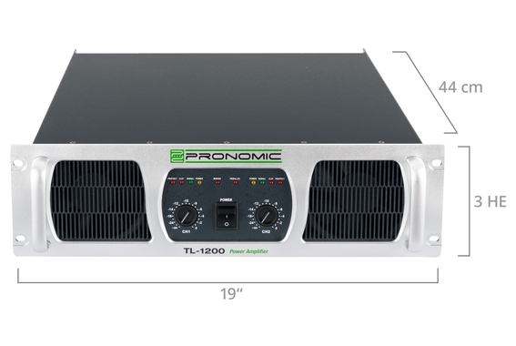 Pronomic TL-1200 Finale 2x 2400 Watt image 5