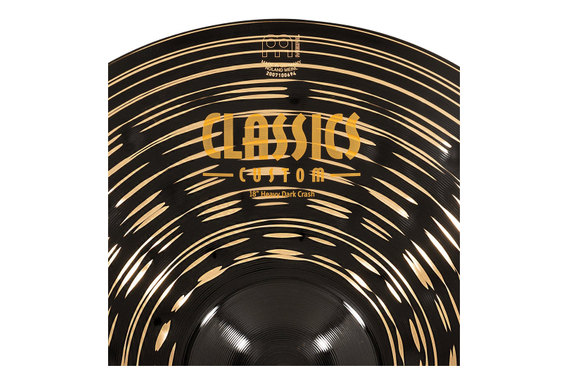 Meinl Classics Custom Heavy Dark Set Crash 18" avec Support Cymbale Droit Inclus image 5