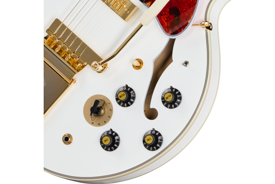 Epiphone Alex Lifeson 1976 ES-355 Reissue Alpine White image 5
