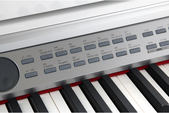 Classic Cantabile DP-A 410 WH E-Piano Weiß Hochglanz  - Retoure (Zustand: sehr gut) image 5