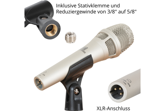 Pronomic CML-104 Kondensator Vokalmikrofon  - Retoure (Zustand: sehr gut) image 5