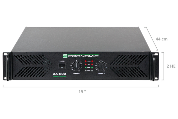 Pronomic XA-800 Endstufe 2x 1900 Watt  - Retoure (Zustand: sehr gut) image 5
