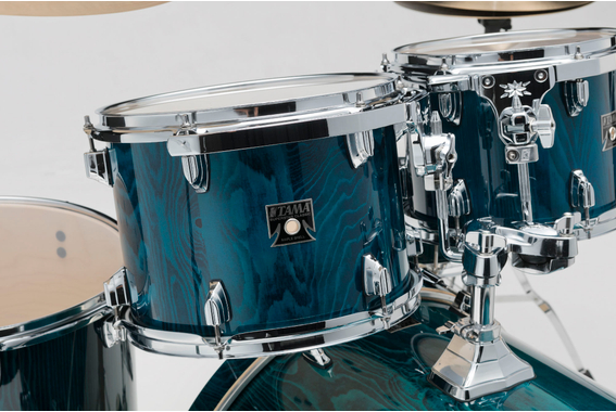 Tama CL52R-PGHP Superstar Classic Drumkit Gloss Sapphire Lacebark Pine image 5