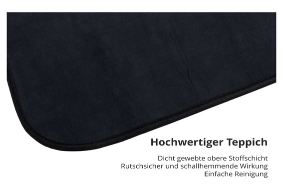 Stagecaptain DTB-1620 BK Drumteppich Schwarz  - Retoure (Zustand: sehr gut) image 5