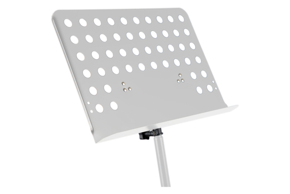 Classic Cantabile Pupitre D'Orchestre En Tôle Perforée Heavy Blanc Lot De 3 image 5