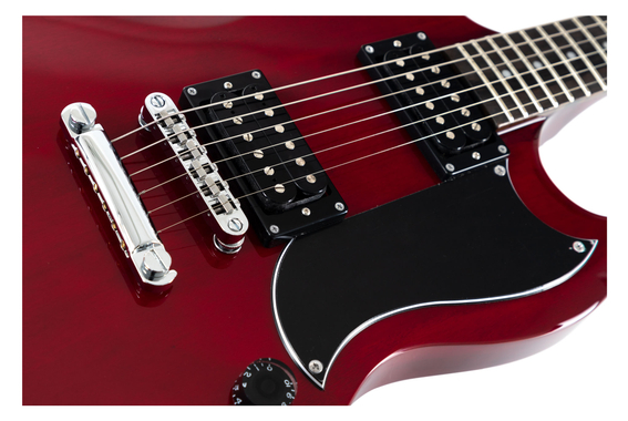 Shaman Element Series DCX-100R E-Gitarre dunkelrot  - Retoure (Zustand: sehr gut) image 5