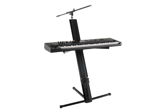 Soporte Para Teclado Classic Cantabile KS-100 Negro Incluye Micrófono Y Bolsa De Transporte image 5