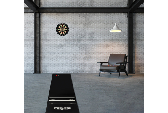 Stagecaptain DBS-1715C BullsEye Champion Set Cible de Fléchettes avec Tapis image 5