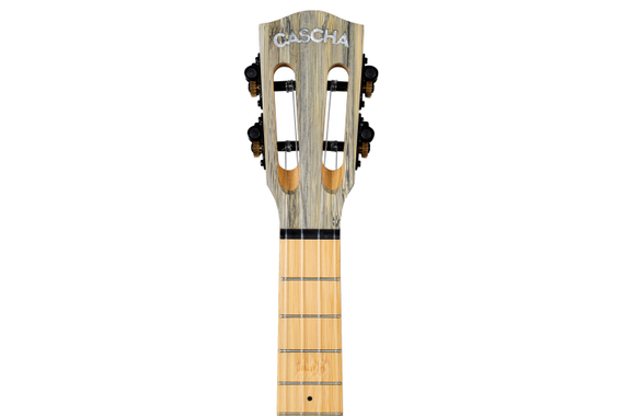 Cascha 2315E Ukulele Soprano Bamboo Graphite Bundle con Pickup image 5