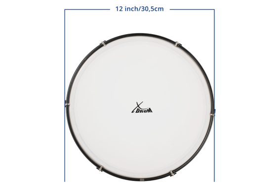 XDrum HTM-12K 12" Handtrommel met kunststofvel image 5