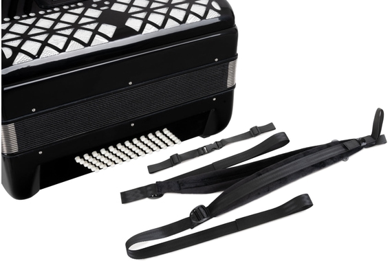 Classic Cantabile 72 Bass Akkordeon "Secondo V" Schwarz image 5