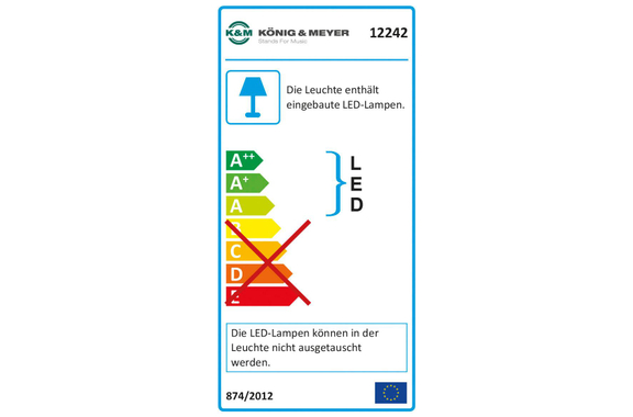 K&M 12242 Lampe De Pupitre LED FlexLight Polyvalente image 5