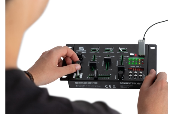 Pronomic DX-26 USB MKII DJ-Mixer image 5