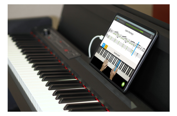 Korg LP-380U BK Piano Digital Negro image 5