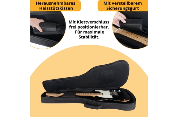 Rocktile EGSC-1122BK Softcase for Electric Guitar image 5