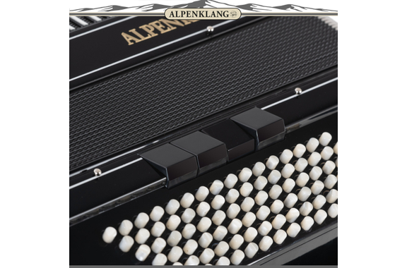 Alpenklang Pro Accordéon IV 96 CP Piccolo Elite Noir image 5